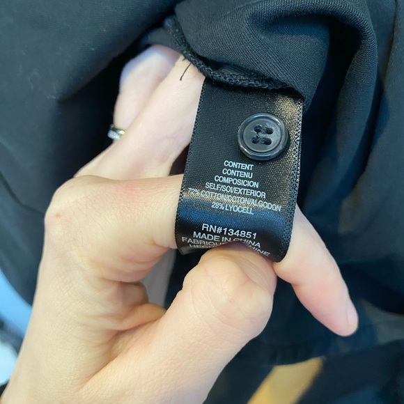 WAYF black Georgia Mini button down Shirt Dress - Picture 7 of 7